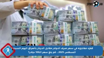 قفزة مفاجئة في سعر صرف الدولار مقابل الدينار بالعراق اليوم السبت 2 أغسطس 2025.. كم بلغ سعر الـ100 دولار؟